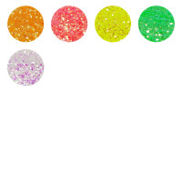 Irisierende Glitter