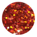 Holografisches Glitter Rot 1,0 mm 100 ml