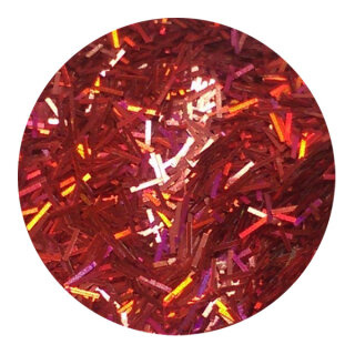 Holografisches Glitter Rot 1,5 mm 50 ml