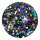 Holografisches Glitter Anthrazit 1,0 mm 20 ml
