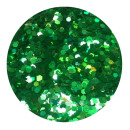 Holografisches Glitter Dunkelgrün 1,5 mm 100 ml