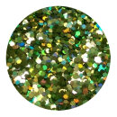 Holografisches Glitter Hellgrün 0,4 mm 50 ml