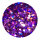 Holografisches Glitter Lila 1,0 mm 50 ml