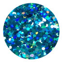 Holografisches Glitter Hellblau 0,4 mm 100 ml
