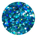 Holografisches Glitter Hellblau 1,0 mm 100 ml