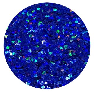Holografisches Glitter Royalblau