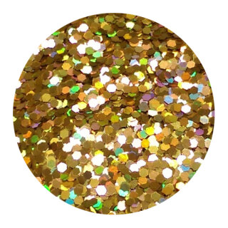 Holografisches Glitter Rotgold 1,0 mm 100 ml