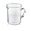 Messbecher aus Borosilikatglas - 400ml - Laborglas 400ml